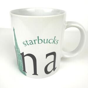 Starbucks Coffee Tea Mug Vienna 2002 Collector's Series St Stephen's Cathedral